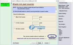 cara mengatasi service required epson 